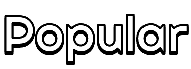 popularテキスト画像