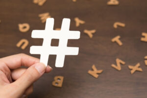 ハッシュタグの画像